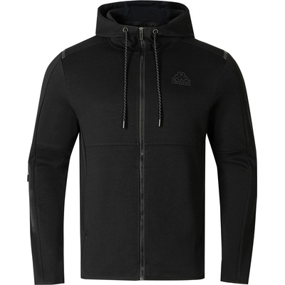 Kappa Мъжки суичър Kappa Tech FL Full Zip Mens Hoody - Black