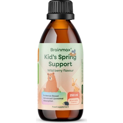 BrainMax Kid’s Spring Support, Wild Berry 250 ml