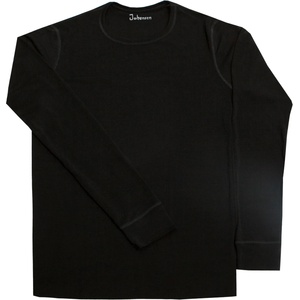 Joha Мъжко мериносово термобельо Joha Blouse Long Sleeves Merino base layer - Black (015-1240-0112)