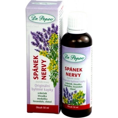 Dr.Popov Spánek-nervy bylinné kapky 50 ml