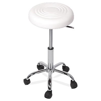 Carmen Табуретка с колелца Carmen 3075 - бял (B3521082)