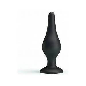 Pretty Love Silicone Ergonomic Plug with Suction Base 14cm Black