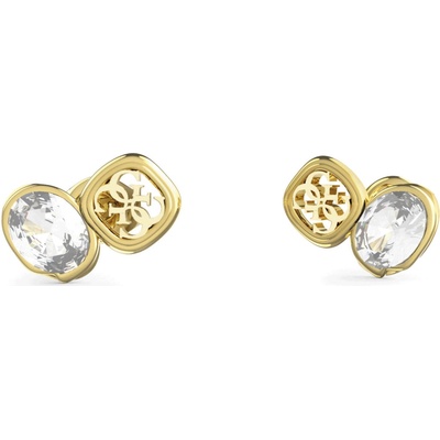 Guess Napichovacie náušnice s čírym krištáľom Mamounia JUBE05572JWYGT