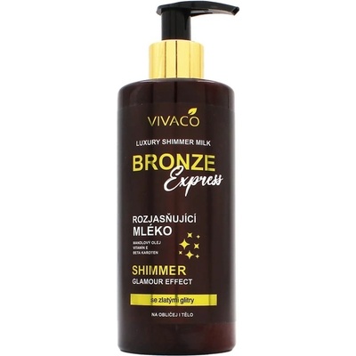 Vivaco Bronze Express rozjasňující tělové mléko 300 ml
