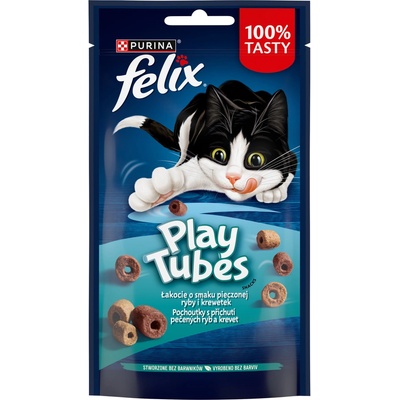 Felix Play Tubes Pečená ryba a krevety 50 g – Hledejceny.cz