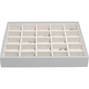 Stackers Ковчеже за бижута Stackers 25 камери cлassic каменносиво (74493)