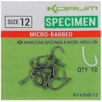KORUM Háček Xpert Specimen Micro Hooks, vel. 8, 2 × 10 ks