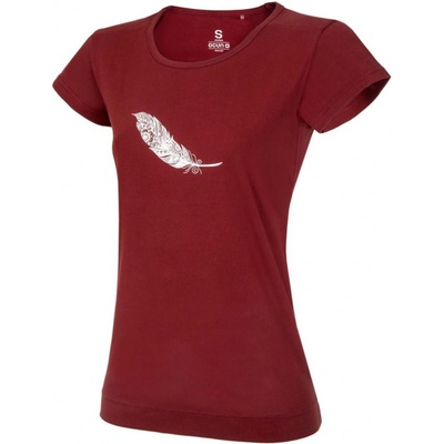 Ocún Dámske tričko Classic T Organic Women vínová
