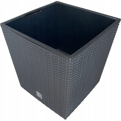 Prosperplast Kvetináč 40 x 40 x 40,8 40 cm plast antracit