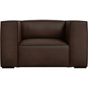 Windsor & Co Sofas Тъмнокафяв кожен фотьойл Madame - Windsor & Co Sofas (WIN_ARM_71_F1_MADAME6)