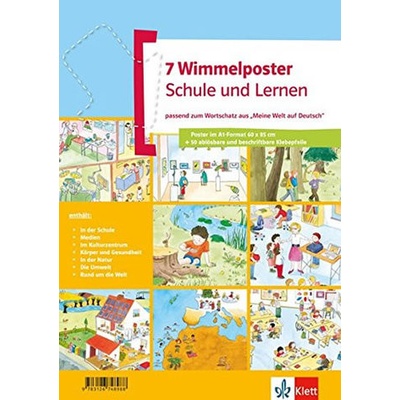Wimmelposter-Set – Schule und Lernen