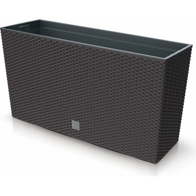 Prosperplast Kvetináč Rato Case M s vložkou na rastliny - 77 x 23,5 cm - brown