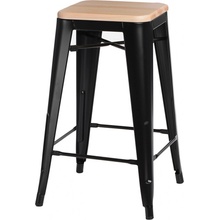 D2.Design Paris wood 65cm borovice natural černá