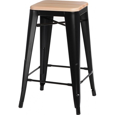 D2.Design Paris wood 65cm borovice natural černá