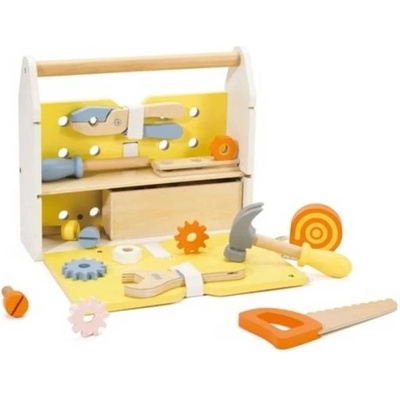 Classic World Модерна дървена кутия с инструменти за деца на Classic World