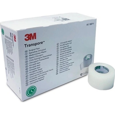 3M Transpore transp.náplast 2.5 cm x 9.1 m 12 ks