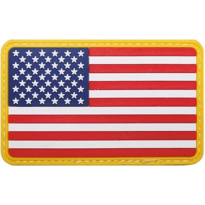 Nášivka 3D PVC vlajka USA