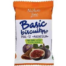 Natur Line Celozrnné sušienky ochutené Basic biscuit figové 50 g