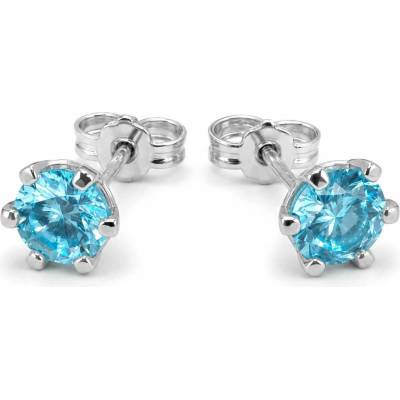 Olivie Stříbrné náušnice LABE 10154 Tyrkysová