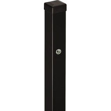 Plotový sloupek pro bránu POLBRAM 7 x 7 x 200 cm RAL 9005 černá