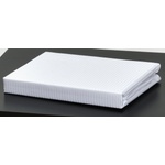 PROFOD HOTEL ATLAS GRÁDL COMFORT / Prodloužené bavlněné povlečení, proužek 4 mm, 140g/m2 - bílá 140x220 cm (prof_2428)