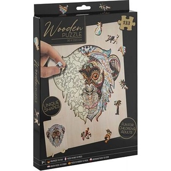 GRAFIX Obrysové Opice 133 dielov