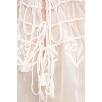 MUNTHE Блуза munthe uzza дамска в бяло с апликация 255102525525 (255102525525)