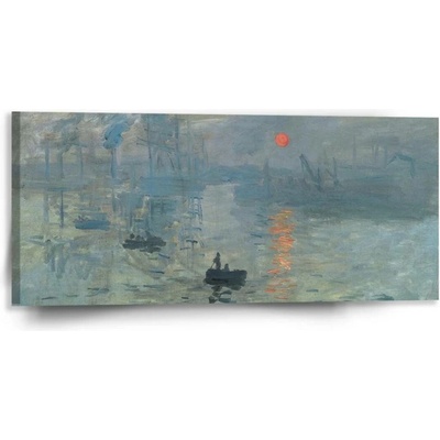 Sablio Obraz Imprese, východ slunce - Claude Monet - 110x50 cm