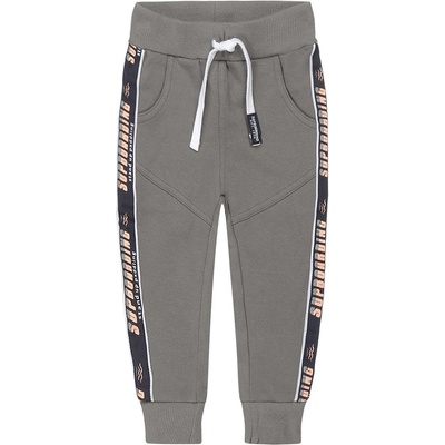 DIRKJE Tepláky zelená s páskem kluk