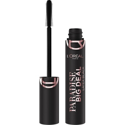 L’Oréal Paris Lash Paradise Big Deal objemová a prodlužující řasenka Latex Black 9,9 ml