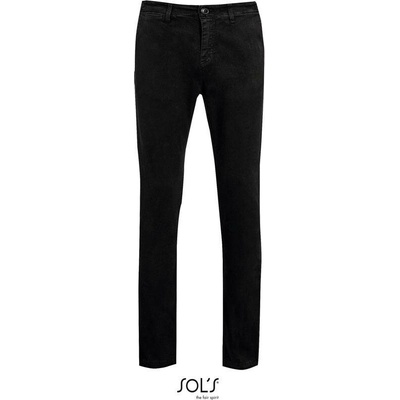 Sol's pánske nohavice chino Jules čierna