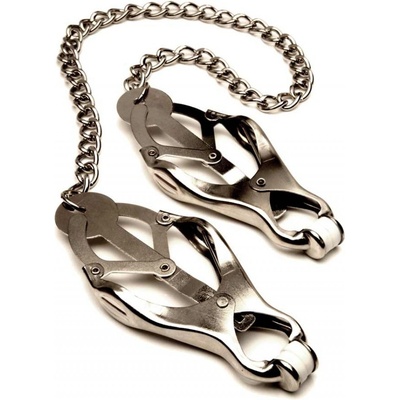 M&K Mr Fist Nipple Clamps Black, svorky na bradavky čierne