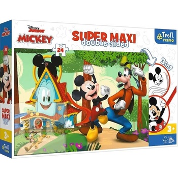 Trefl Двустранен пъзел Mickey Mouse Clubhouse SUPER MAXI (41012)
