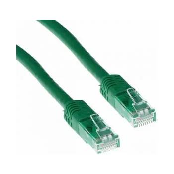 ActiveJet Мрежов пач кабел ACT U/UTP, CAT 6, RJ-45 - RJ-45, 1.0 m, Медни проводници, Зелен, EWENT-ACT-IB8701