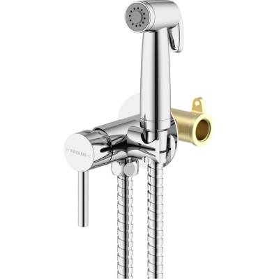 Roca Re-Fresh комплект с хигиенен душ (смесител за вграждане + аксесоари), хром (WQ3W85980041003)