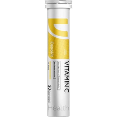 OstroVit Vitamin C 1000 mg / Effervescent [20 разтворими таблетки] Лимон