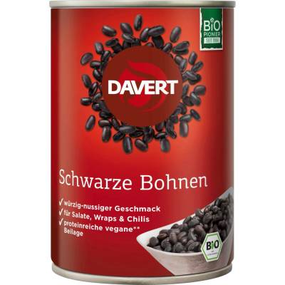 Davert Bio černé fazole 400 g