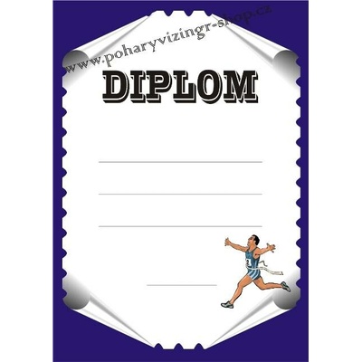 VIZINGR Atletika diplom A4 č.18