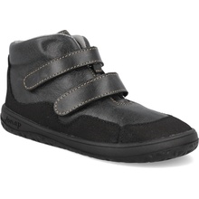 Jonap Bella MV čierne celoročné členkové barefoot topánky