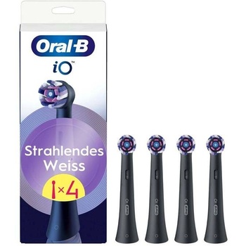 Oral-B iO черна четка за зъби, пакет от 4 броя (8700216194594)