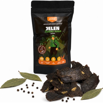 Mlsej.to Sušené maso jelen na divoko 50 g
