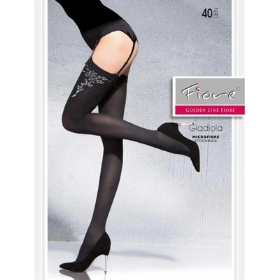 Fiore Gladiola 40 DEN black-černé