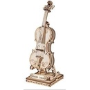Robotime drevené 3D puzzle Violončelo 58 ks