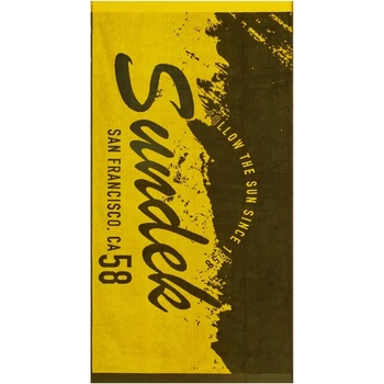 SUNDEK Хавлиена кърпа Sundek Maxi logo towel - Yellow (Dk Ar Green 01)