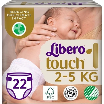 Libero Touch 2-5 kg Newborn 1 22 ks