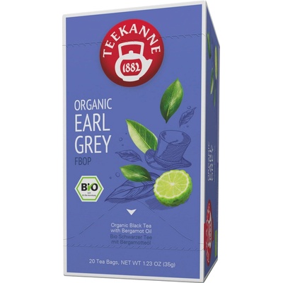TEEKANNE Organic Earl Grey 20 pyramidových sáčků