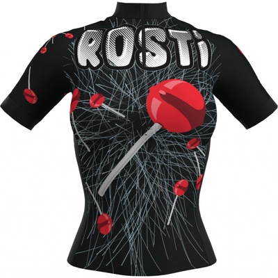 ROSTI CIUPA dlouhý zip 2020 016 black-red dámský