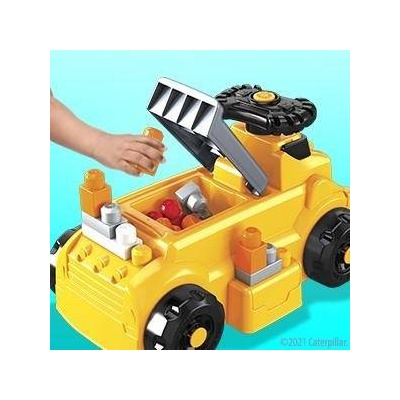 Mattel Комплект за конструиране на превозно средство, Mega Bloks, 10 големи тухли, Многоцветен
