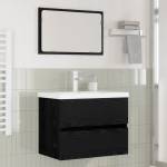 vidaXL Комплект мебели за баня 3 бр. Дъб 61 x 39 x 45 см (3393503)