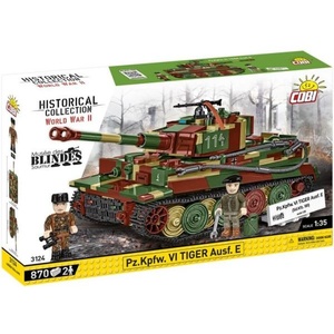 COBI II WW PzKpfw VI Tiger Ausf E, 2v1, 1: 35, 862 к, 2 ф (COBI-3124)